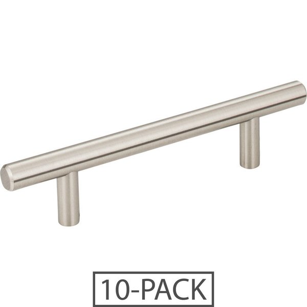 Elements By Hardware Resources 96 mm Center-to-Center Satin Nickel Naples Cabinet Bar Pull,  156SN-10